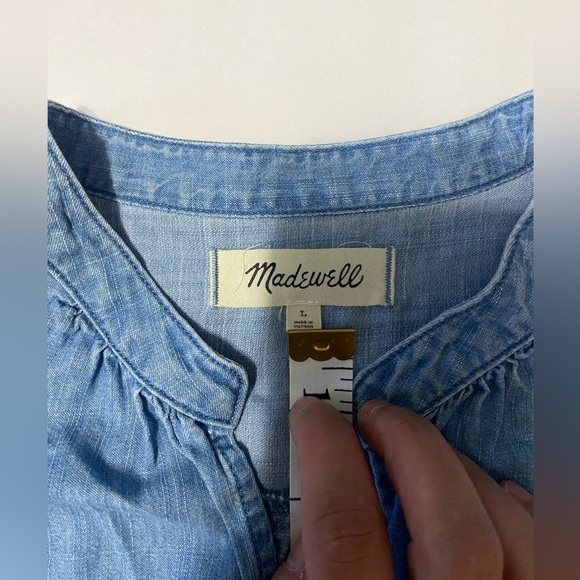 Madewell Denim Top - Picture 4 of 5